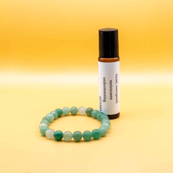 Aventurijn Armband & Ondersteunende Roller